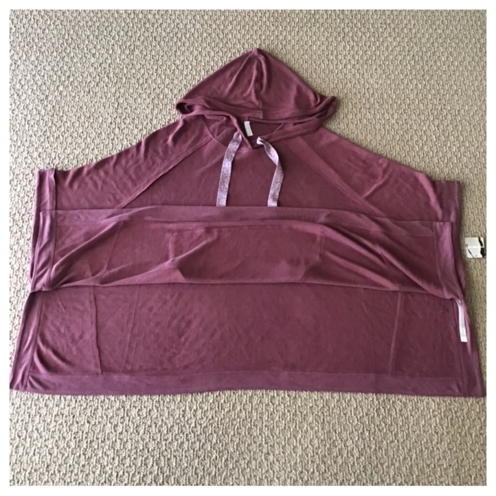 Free People Movement Squared Up Hooded Poncho. NWT - Picture 8 of 8